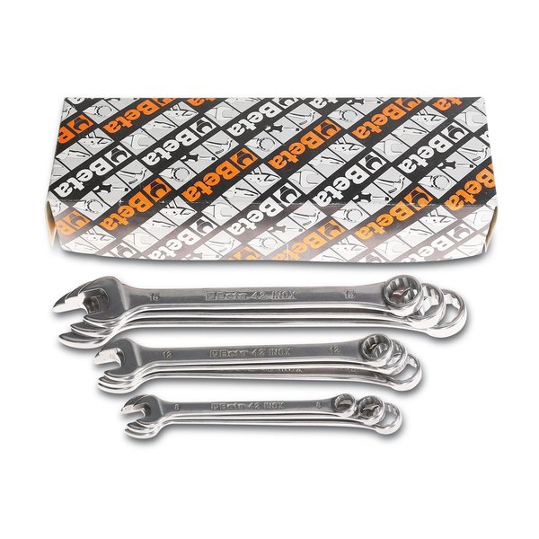 Beta 42INOX/S11-SET 11 COMBO WRENCHES & SUPPORT 000420391